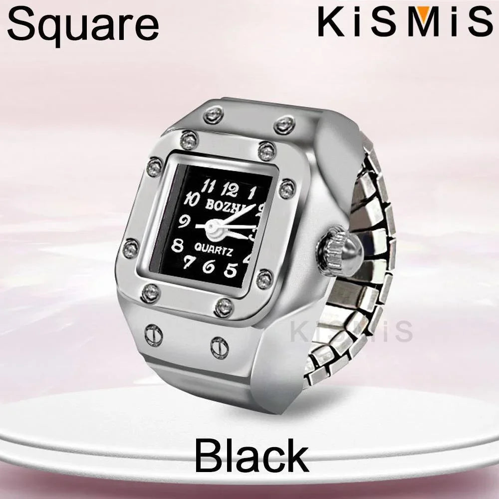 Men Women Punk Style Square Round Quartz Couple Watches Casual Creative Gifts Electronic Watches