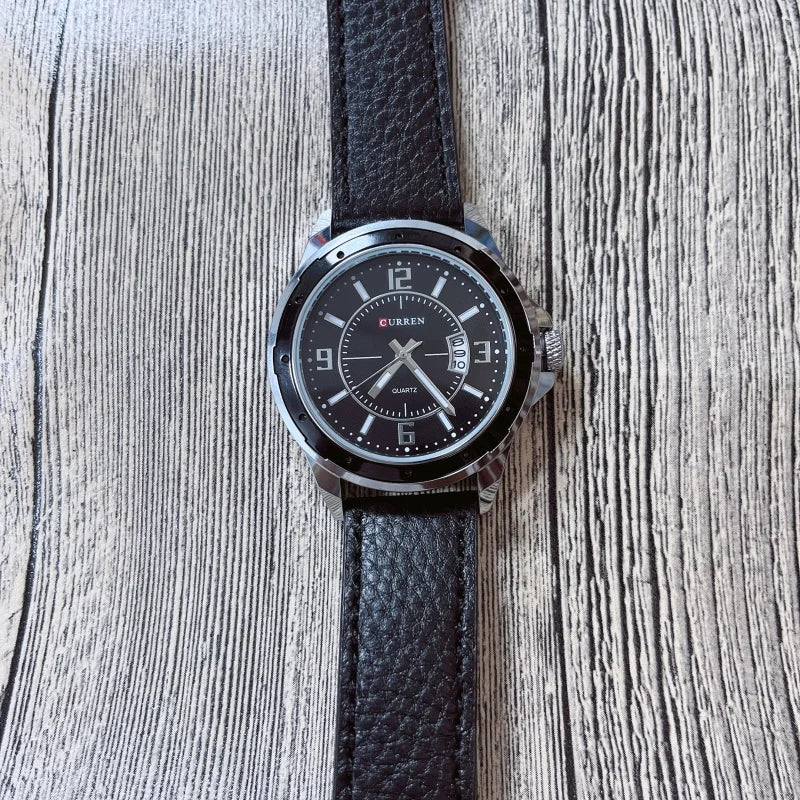 CURREN 8208,8192,8230 Factory Watch Men Calendar Sport Military Male Clock Brand Luxury Origianl PU Leather Band Wristwatch