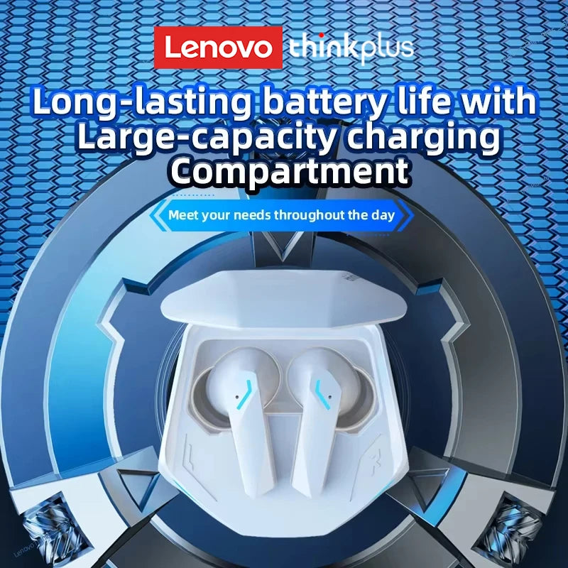Choice Lenovo GM2 Pro TWS Wireless Headphones Earphone Bluetooth-compatible 5.3 Waterproof Sport Headset with Mic Long Endurance