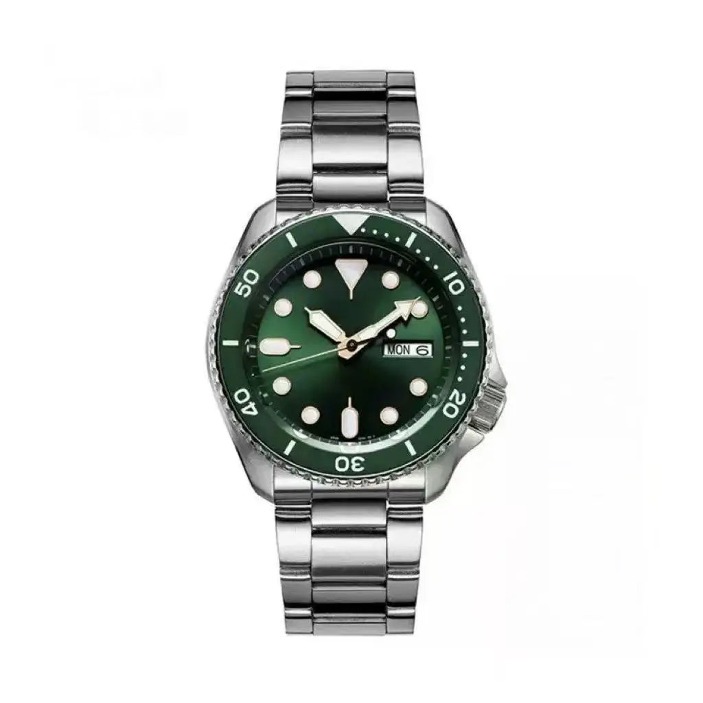 new men's quartz watch fashion classic business men's watch quartz watch men's luminous calendar steel belt watch