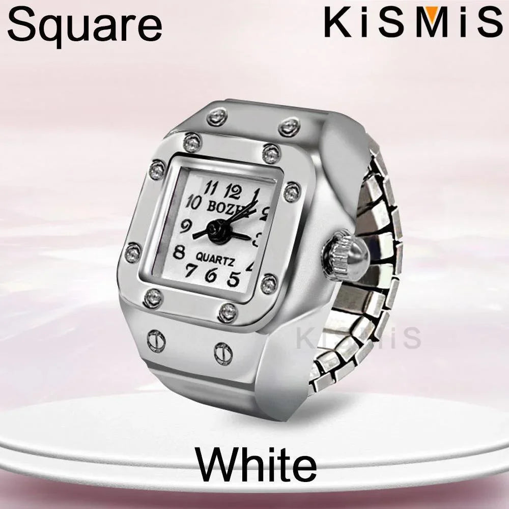 Men Women Punk Style Square Round Quartz Couple Watches Casual Creative Gifts Electronic Watches
