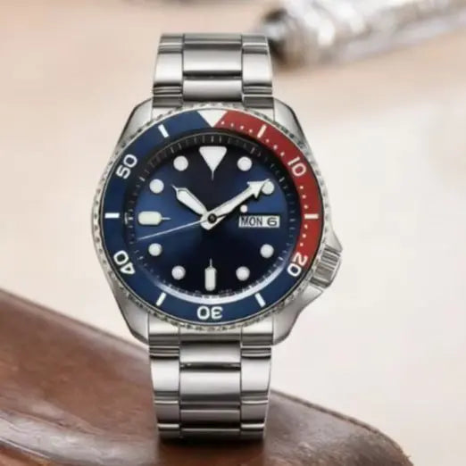 new men's quartz watch fashion classic business men's watch quartz watch men's luminous calendar steel belt watch