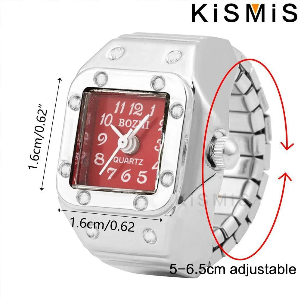 Men Women Punk Style Square Round Quartz Couple Watches Casual Creative Gifts Electronic Watches