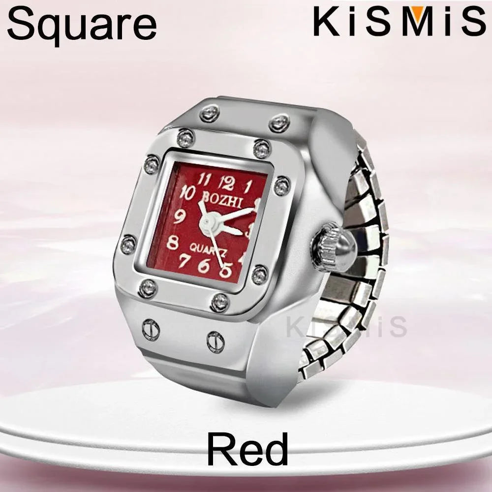 Men Women Punk Style Square Round Quartz Couple Watches Casual Creative Gifts Electronic Watches