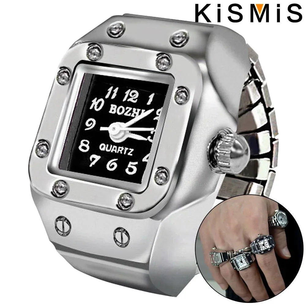 Men Women Punk Style Square Round Quartz Couple Watches Casual Creative Gifts Electronic Watches